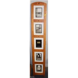 ROOM DIVIDER WITH INCORPORATED PICTURE FRAMES