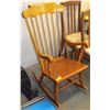 Image 1 : VINTAGE WOOD ROCKING CHAIR