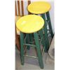 Image 1 : PAIR OF WOODEN BAR STOOLS