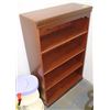 Image 1 : DARK BROWN WOOD BOOK SHELF