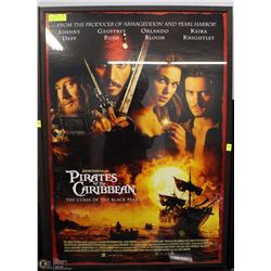40"X28" PIRATES OF THE CARRIBEAN MOVIE POSTER