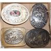 Image 1 : 4 RODEO/ COWBOY THEME BELT BUCKLES
