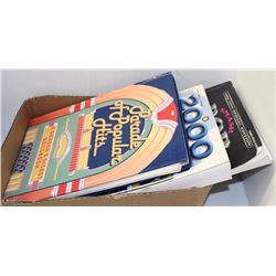 LOT OF ASSORTED MUSIC BOOKS INCL 3 NOTES BOOKS