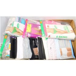 BOX OF LADIES SIZE M UNDERWEAR