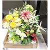 Image 1 : FLAT OF NEW HANDCRAFTED SILK FLORAL ARRANGEMENTS