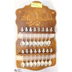PRIME MINISTER SPOON COLLECTION WALL HANGING