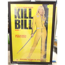 FRAME MOVIE POSTER KILL BILL VOL. 1 COLLECTORS ED.
