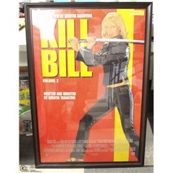 FRAME MOVIE POSTER KILL BILL VOL. 2 COLLECTORS ED.