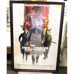 FRAME MOVIE POSTER INGLOURIOUS BASTERDS COLLECTORS