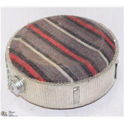 VINTAGE CLOTH AND METAL WATER CANTEEN