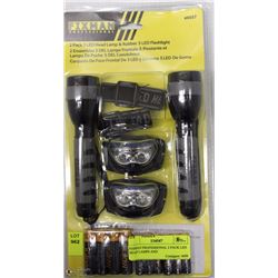 FIXMAN PROFESSIONAL 2 PACK LED HEAD LAMPS AND