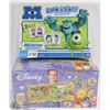 Image 1 : DISNEY WINNIE THE POOH PUZZLE & MONSTERS INC GAME