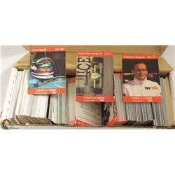 BOX OF 80S & 90S FORMULA ONE RACING CARDS INCL