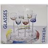 Image 1 : 7PC GLASSES AND TRAY SET