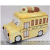 Image 1 : NOISE MAKING SCHOOL BUS COOKIE JAR