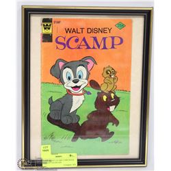 WALT DISNEY SCAMP COMICBOOK DISPLAY 25CENT #29