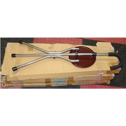 LOT OF 3 FOLDING CANE/STOOL