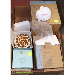 FLAT OF ASSORTED PARTYLITE IN BOXES