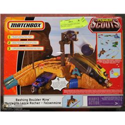 MATCHBOX BASHING BOULDER MINE SET, AGES 3+