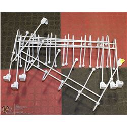 LOT OF 5 OVER THE DOOR COAT HANGERS