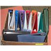 Image 1 : BOX OF ASSORTED BINDERS/FOLDERS