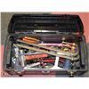 Image 1 : MAXIMUM TOOL BOX WITH ASSORTED TOOLS, SAWS &