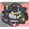 Image 1 : BLACK TOOL BAG WITH TOOLS INCL MULITMETER & MORE