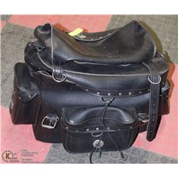 ALL AMERICAN RIDER MOTORCYCLE SADDLE BAG