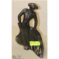TALL BLACK MATADOR FIGURINE