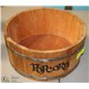 Image 1 : WOODEN POPCORN BOWL