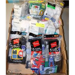 FLAT OF BOYS UNDERWEAR