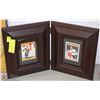 Image 1 : 2 FRAMED WAYNE GRETZKY HOCKEY CARDS INCL