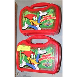 PAIR OF UNIVERSAL STUDIOS WOODY WOODPECKER