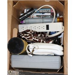 ESTATE MISC BOX WITH TOOLS , PET GROOMER , WALLET
