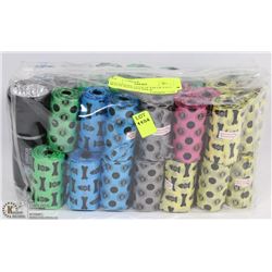 DOG KENNEL CLUB 50 VALUE PACK WASTE BAGS,HOLDER &