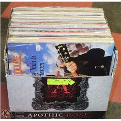 BOX OF ASSORTED RECORDS ON CHOICE