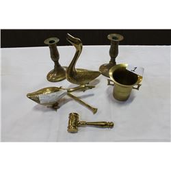 LOT OF BRASS ITEMS