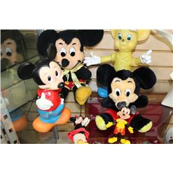 LOT OF MICKEY MOUSE FIGURES