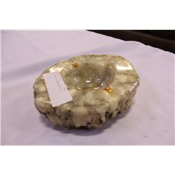 POLISHED STONE ASHTRAY