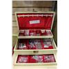 Image 1 : VINTAGE JEWELLRY BOX WITH CONTENTS