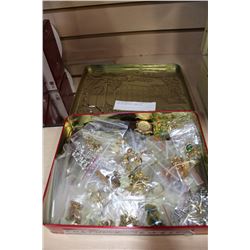 TIN OF VARIOUS JEWELLRY