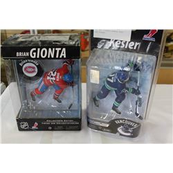 TWO NHL FIGURES BOBBLE HEAD AND PLAQUE
