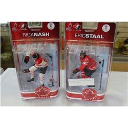 TWO CANADIAN MCFARLANE FIGURES STAAL AND NASH