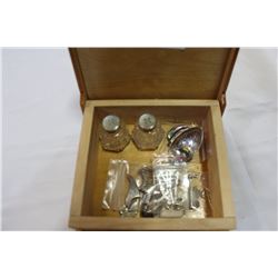 BOX OF STERLING PIECES