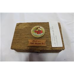 RCMP COLLECTIBLE BOX WITH COLLECTIBLES