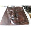 Image 2 : CARVED WOOD BUDHA WALL SCULPTURE