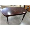 Image 1 : MAHOGANY FINISH 1 DRAWER TABLE