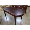 Image 2 : MAHOGANY FINISH 1 DRAWER TABLE