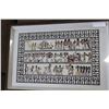 Image 1 : FRAMED EGYPTIAN PICTURE ON CLOTH