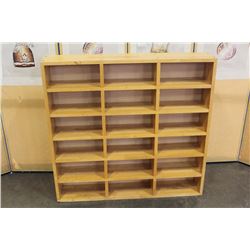 MAPLE CUBICLE SHELF